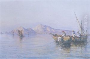 Al Largo Di Capri by Giuseppe Carelli