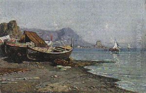Barche A Secco by Giuseppe Carelli