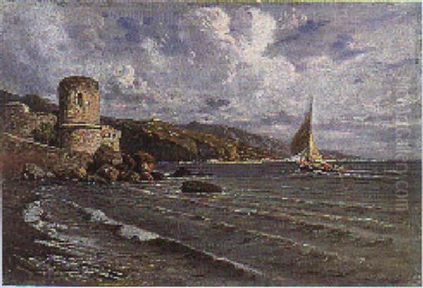 Paesaggio Costiero Con Torre - view 1