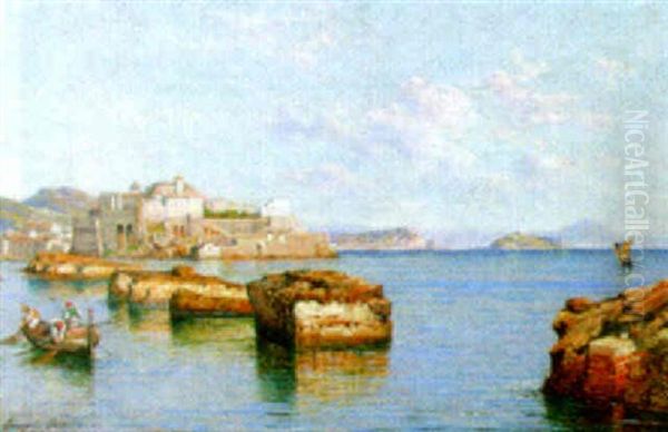 Fishing In A Neapolitan Bay - view 1