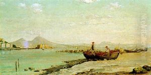 Napoli De Margellina by Giuseppe Carelli