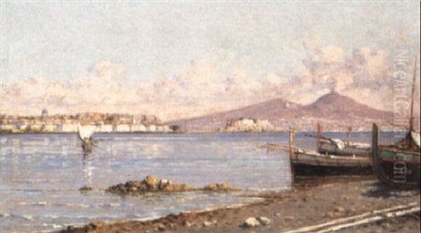 Boats In The Bay Of Naples - view 1