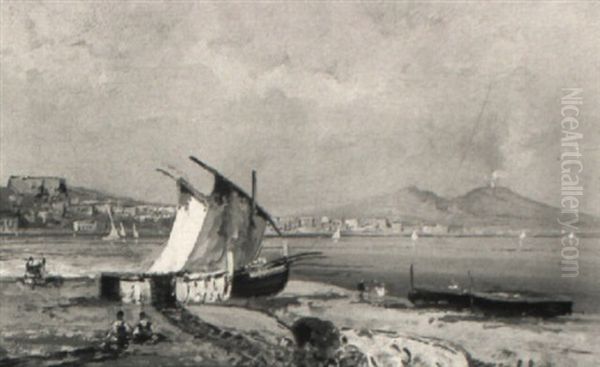 Blick Auf Die Bucht Von Neapel Und Den Vesuv - view 1