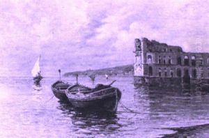 Palazzo Donn'anna, Napoli by Giuseppe Carelli