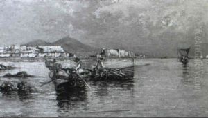 Blick Auf Die Bucht Von Neapel