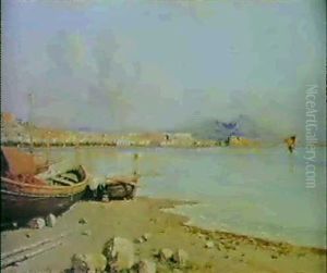 Il Golfo Di Napoli by Giuseppe Carelli