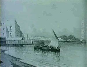Vele Nel Golfo Di Napoli by Giuseppe Carelli