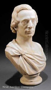 Portrait Bust Of A Gentleman by Joseph Carew