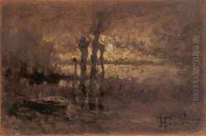 Scorcio Di Cortile by Vittore Antonio Cargnel