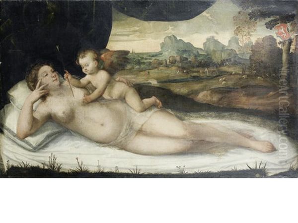 Venus And Cupid - view 1