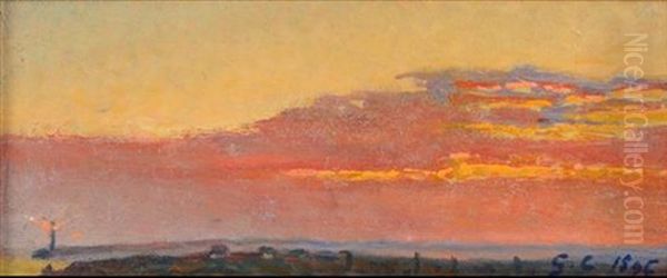 Sunset At The Coast - view 1
