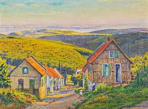 Ansicht Von Georgenborn Im Rheingau by Gustave Cariot