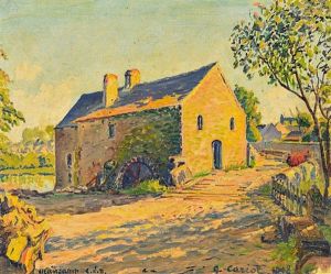 Le Moulin R Eau by Gustave Cariot