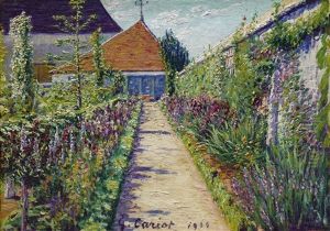 L"allee Fleurie by Gustave Cariot