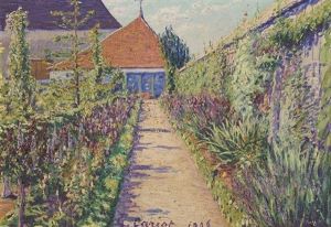 L'allee Fleurie, 1906 by Gustave Cariot