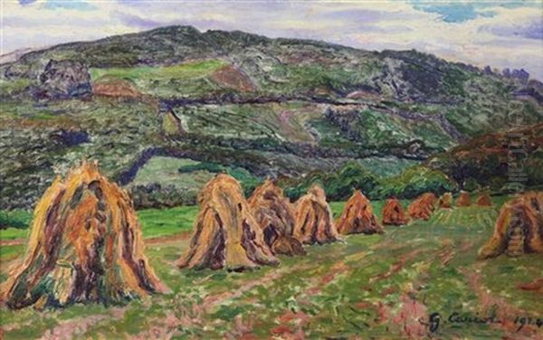 Haystacks At Moisson - view 1
