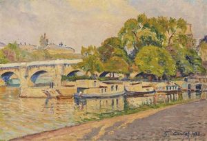 Quais De Paris by Gustave Cariot