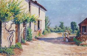 Maison A Auxy by Gustave Cariot