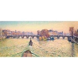 Remorqueur Sur La Seine by Gustave Cariot