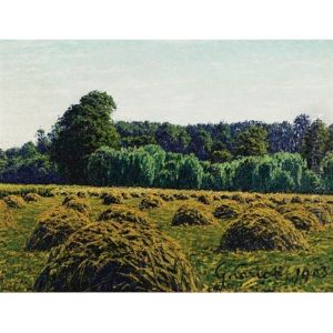 Meules De Foin by Gustave Cariot