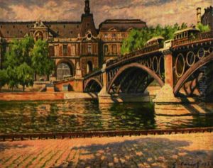 Le Pont Du Carroussel A Paris Le Pont Du Carroussel A Paris