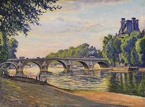 Die Pont Royal Uber Der Seine In Paris - view 1