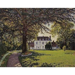 Le Parc Du Chateau A Perigny by Gustave Cariot
