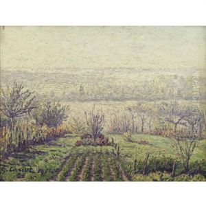 Paysage, Brume Matinale by Gustave Cariot