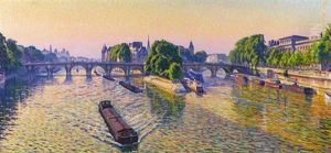 Le Pont-neuf, No. 3, Entre 7 Heures Et 8 Heures by Gustave Cariot