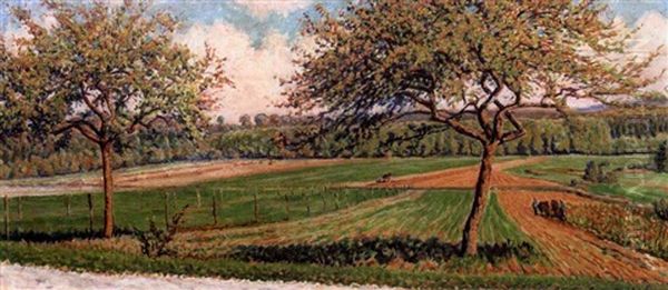 Paysage Aux Arbres Fruitiers - view 1