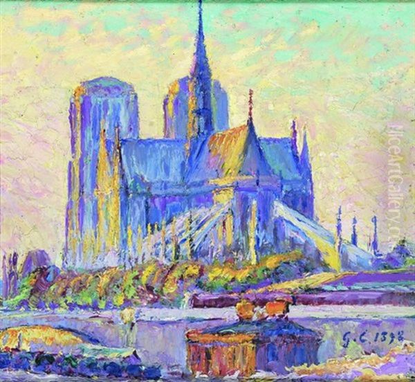 Paris, Notre-dame, Vue Du Port Aux Vins, Passee 4 Heures 1/2, Automne - view 1
