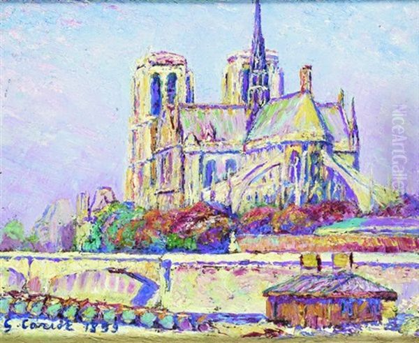 Paris, Notre-dame, Vue Du Port Aux Vins, 1 H Apres-midi, Automne - view 1