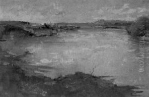 Landschaft Bei Rom by Onorato Carlandi