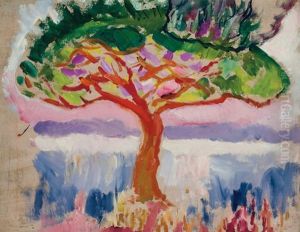 Stone Pines In The South Of France by Arthur Beecher Carles