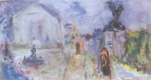 Paris Landscape by Arthur Beecher Carles