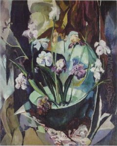Still Life With Irises by Arthur Beecher Carles
