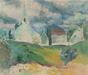 Country Church by Arthur Beecher Carles