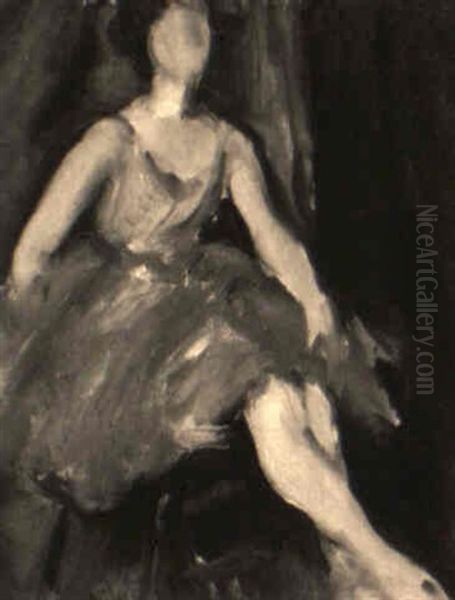 Seated Female Figure - view 1