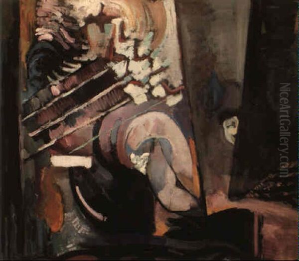 Abstract Still Life With Drape - view 1