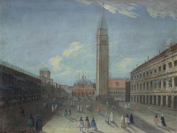 The Piazza San Marco With The Campanile, Venice - view 1