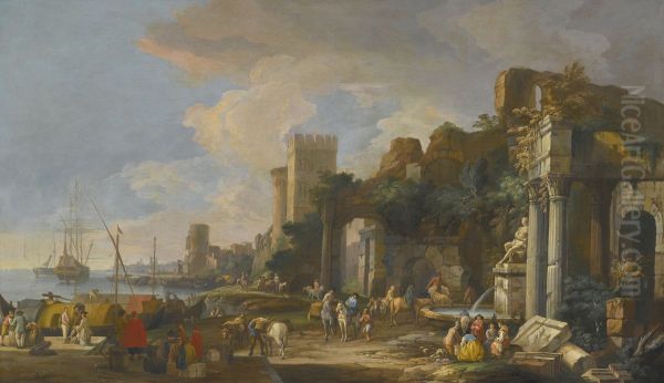 Capriccio View Of A Mediterranean Port - view 1