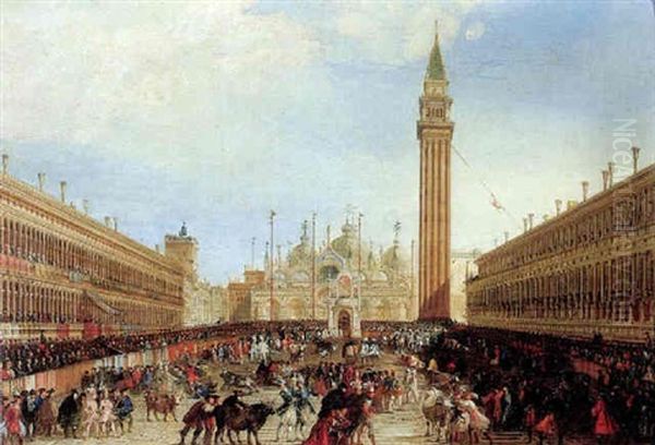 A View Of St. Mark's Square During Maundy Thursday Celebration - view 1