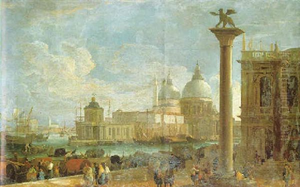 A View Of The Molo With The Dogana And Santa Maria Della Salute - view 1