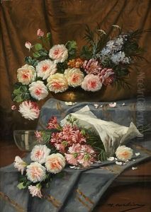 Entablement Fleuri