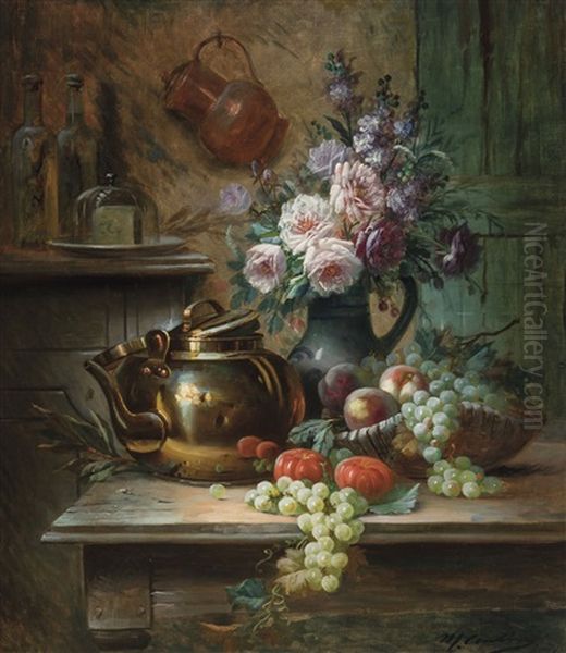 Still Life With Roses And Fruits - view 1