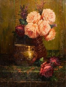 Nature Morte De Fleurs by Max Carlier