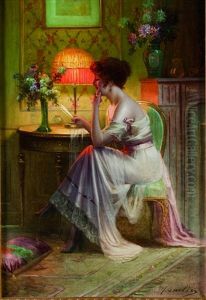 Jeune Femme A Sa Lecture Jeune Femme A Sa Lecture
