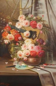 Bouquets De Fleurs A La Mandoline by Max Carlier