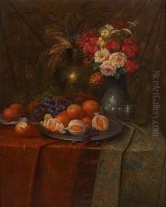 Composition Aux Oranges Et Aux Fleurs