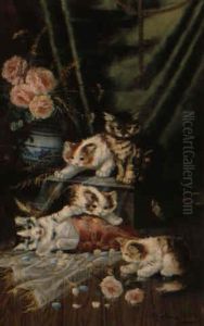 Jeux De Chatons by Max Carlier